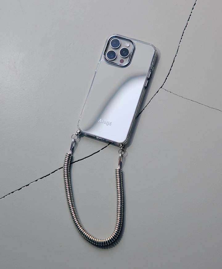 Telefoonkoord zilver