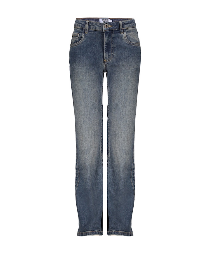 Love Bootcut Oversized Fancy Stitch Details jeans blauw