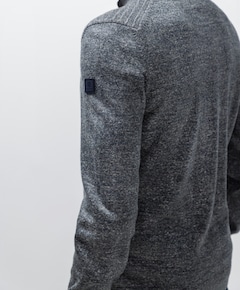 Heren vest grijs
