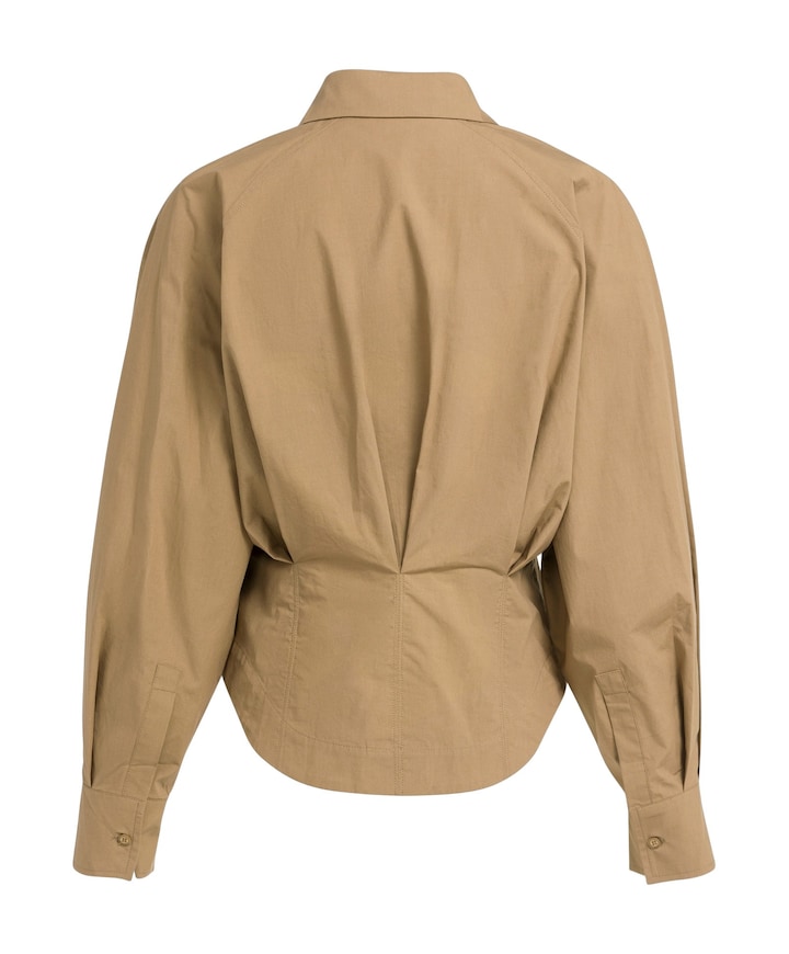 Dames blouse bruin