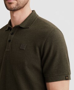 Heren polo grijs