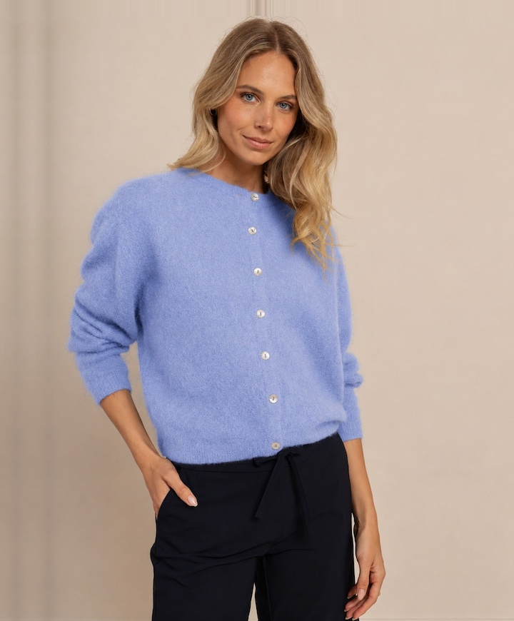 Dames vest blauw