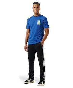 Heren T-shirt blauw