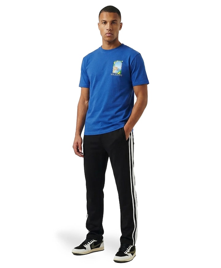 Heren T-shirt blauw