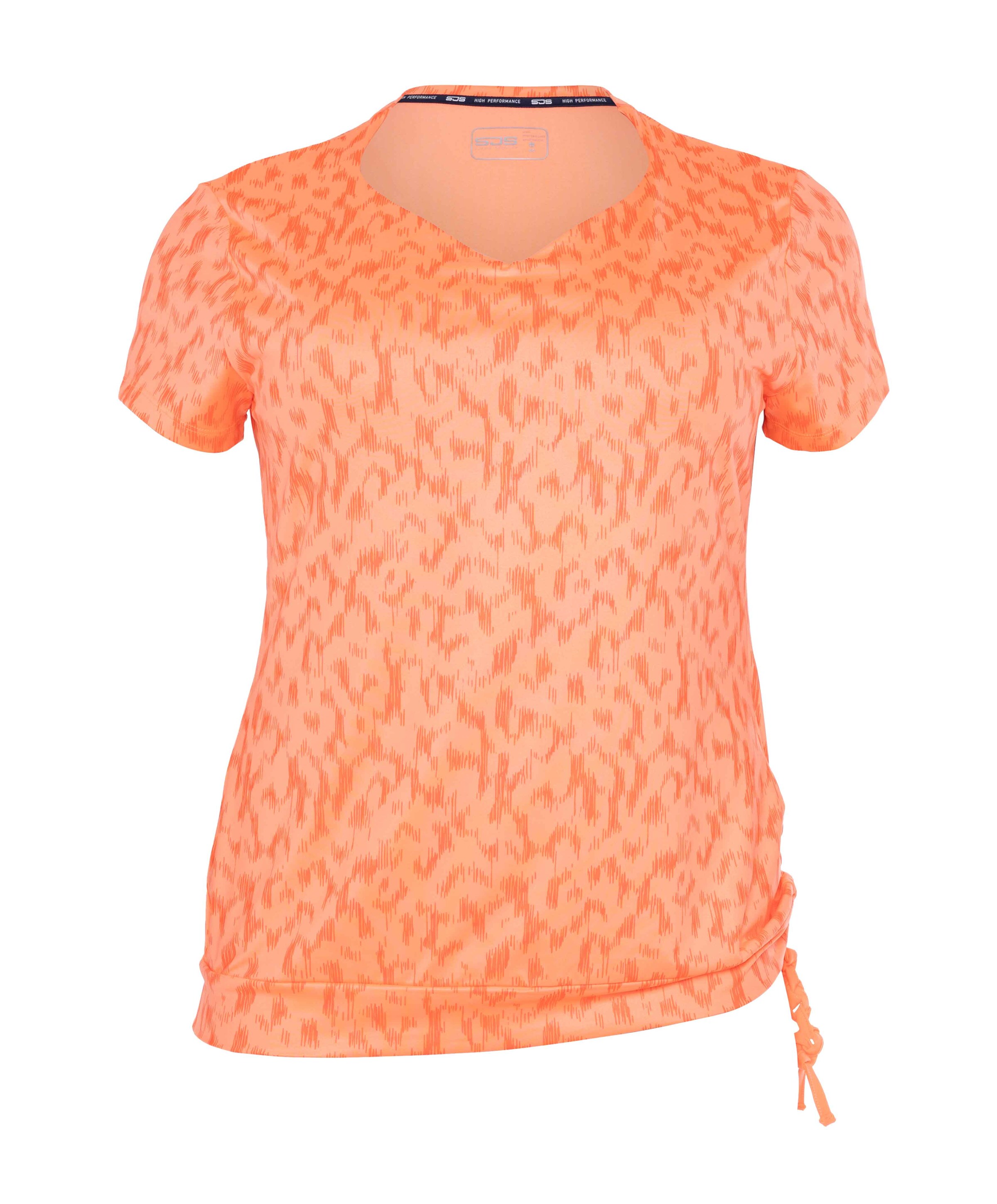 T-shirt plussize oranje