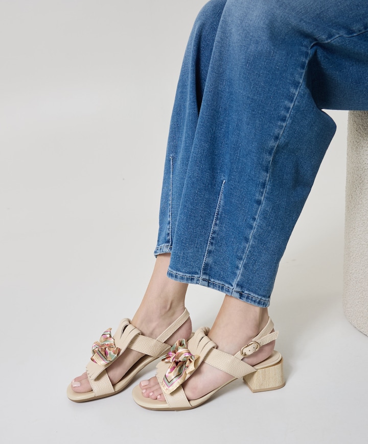 Tulipan dames sandalets beige