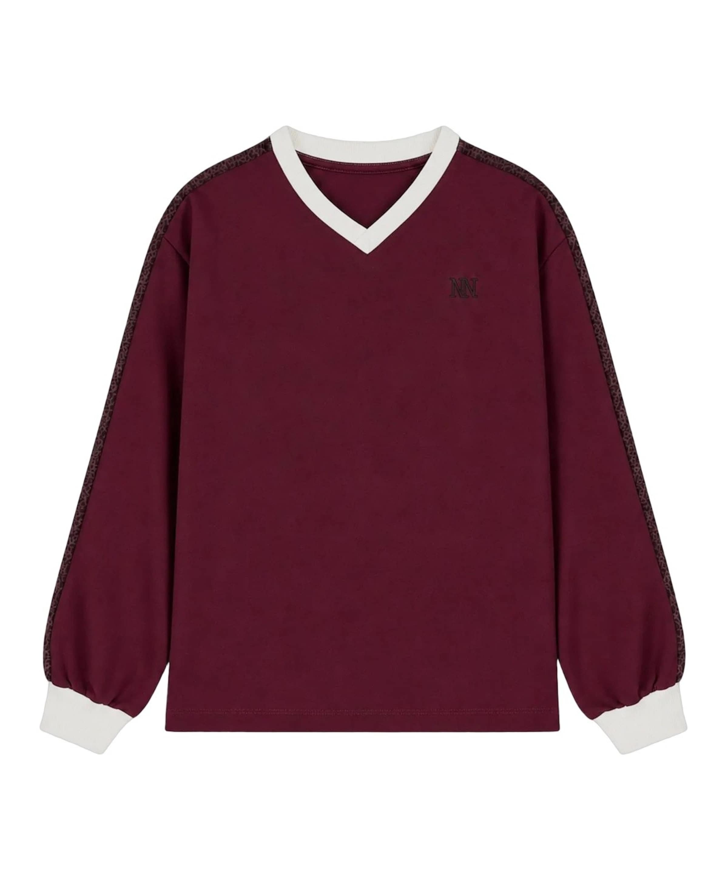 Meisjes longsleeve bordeaux