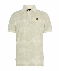 Heren polo beige