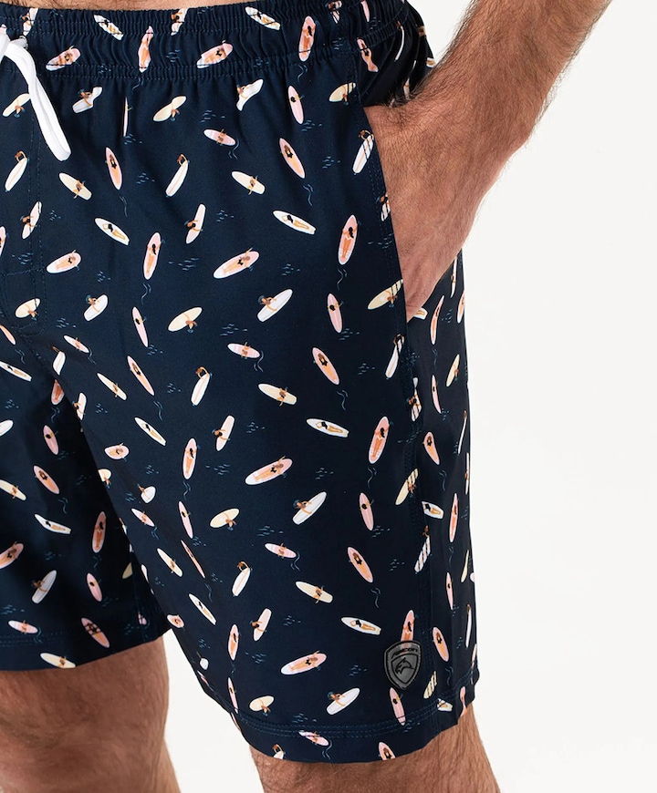 Heren zwemshort blauw