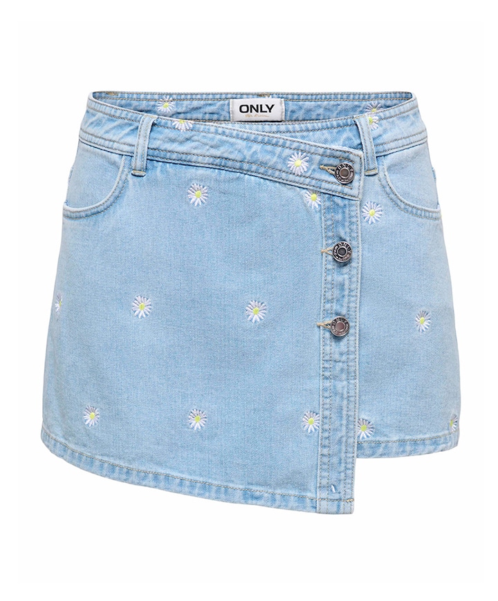 ONLLESLY REG DAISY DNM BJ dames broekrok blauw