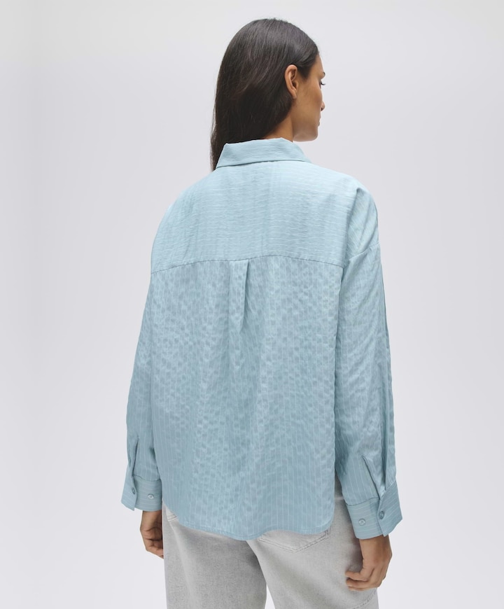 Dames blouse blauw