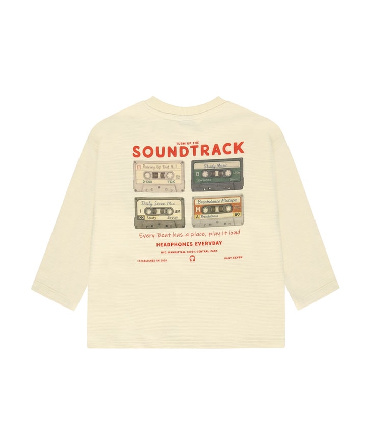 Jongens longsleeve beige