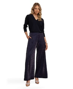 Ossi dames broek blauw