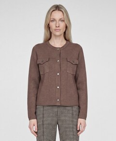 Dames vest bruin