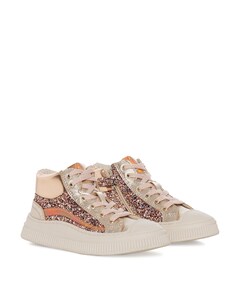 Laos meisjes veterschoenen roze