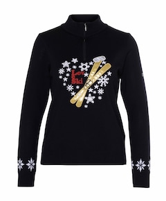 Dames pully zwart