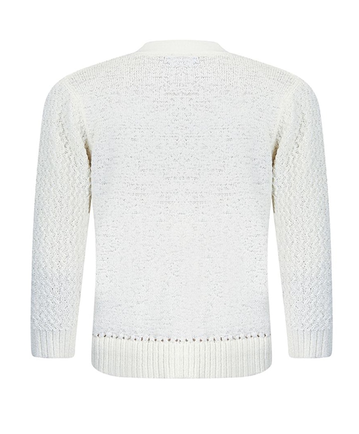 Dames vest ecru