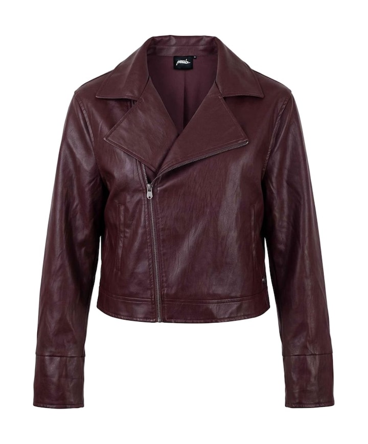 Dames jas bordeaux