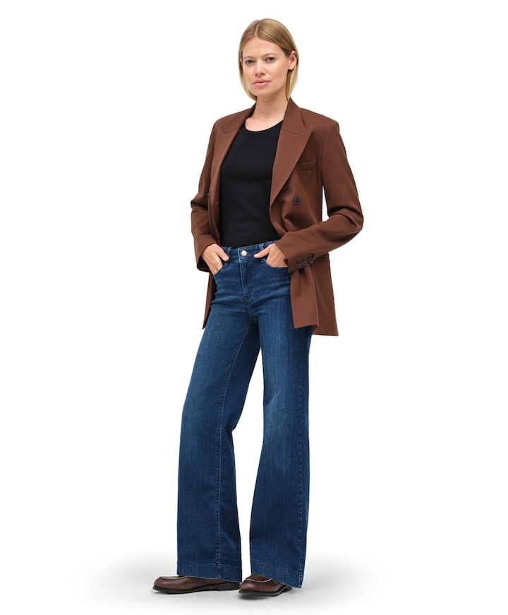 DREAM WIDE dames jeans blauw