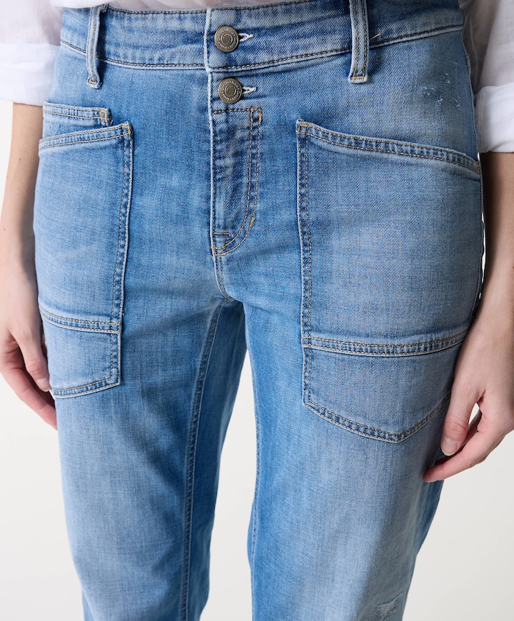 Giuli dames jeans blauw