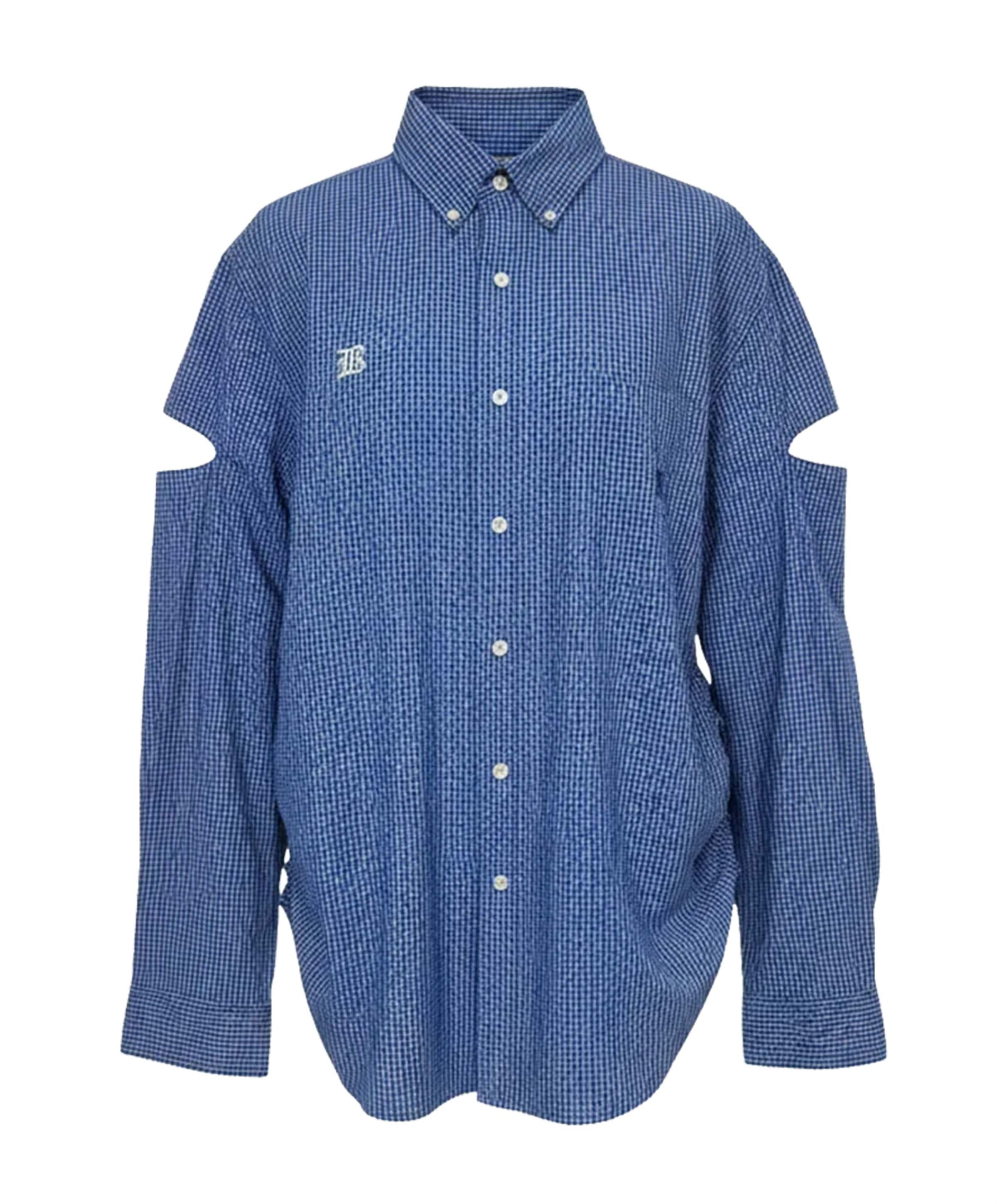 Dames blouse blauw