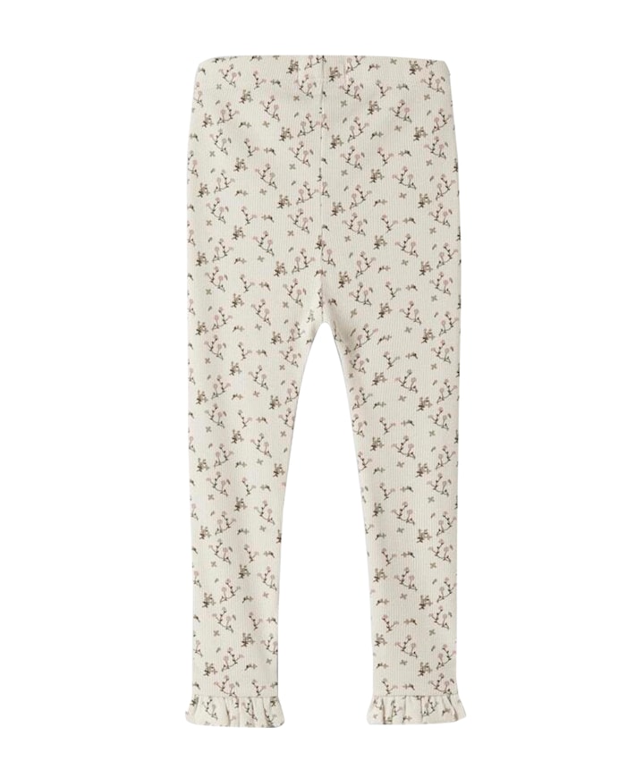 NMFLAGO MER SLIM LEGGINGS LIL meisjes broek ecru