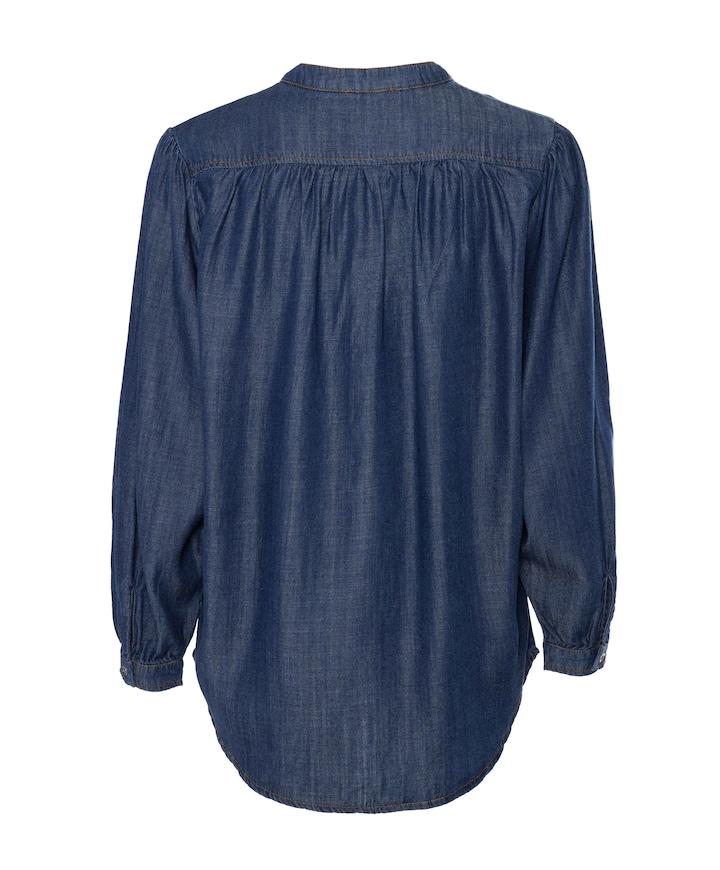 Dames blouse blauw