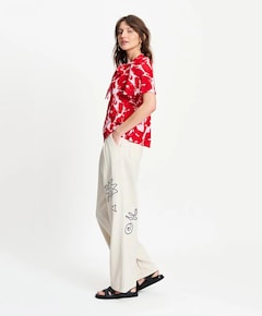 Dames blouse rood
