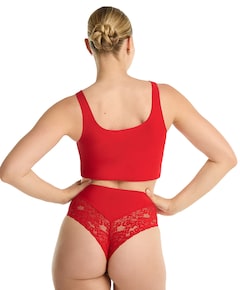 Dames string rood