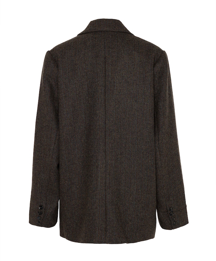 Dames blazer bruin