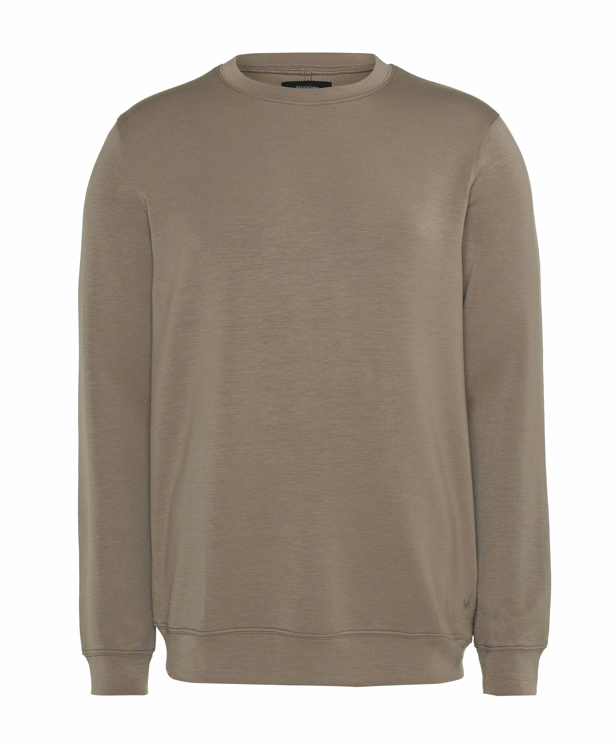 Heren longsleeve beige