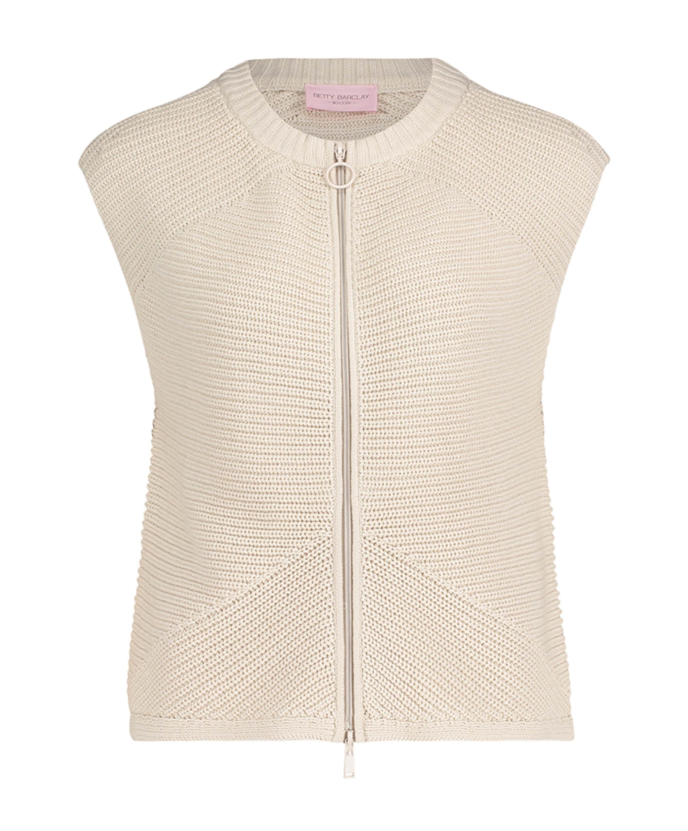Dames vest beige