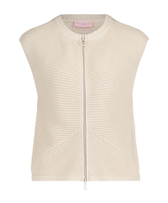 Dames vest beige