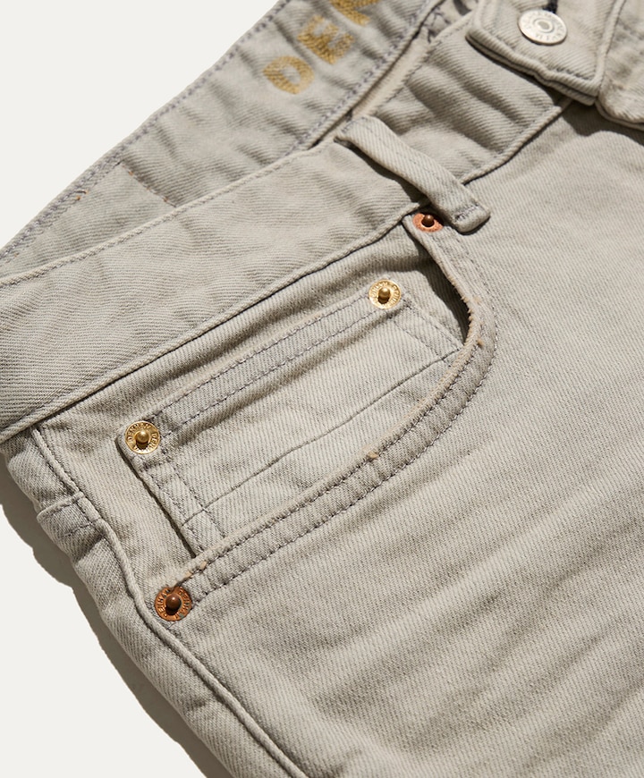RIDGE SHORT C 032 heren jeans grijs