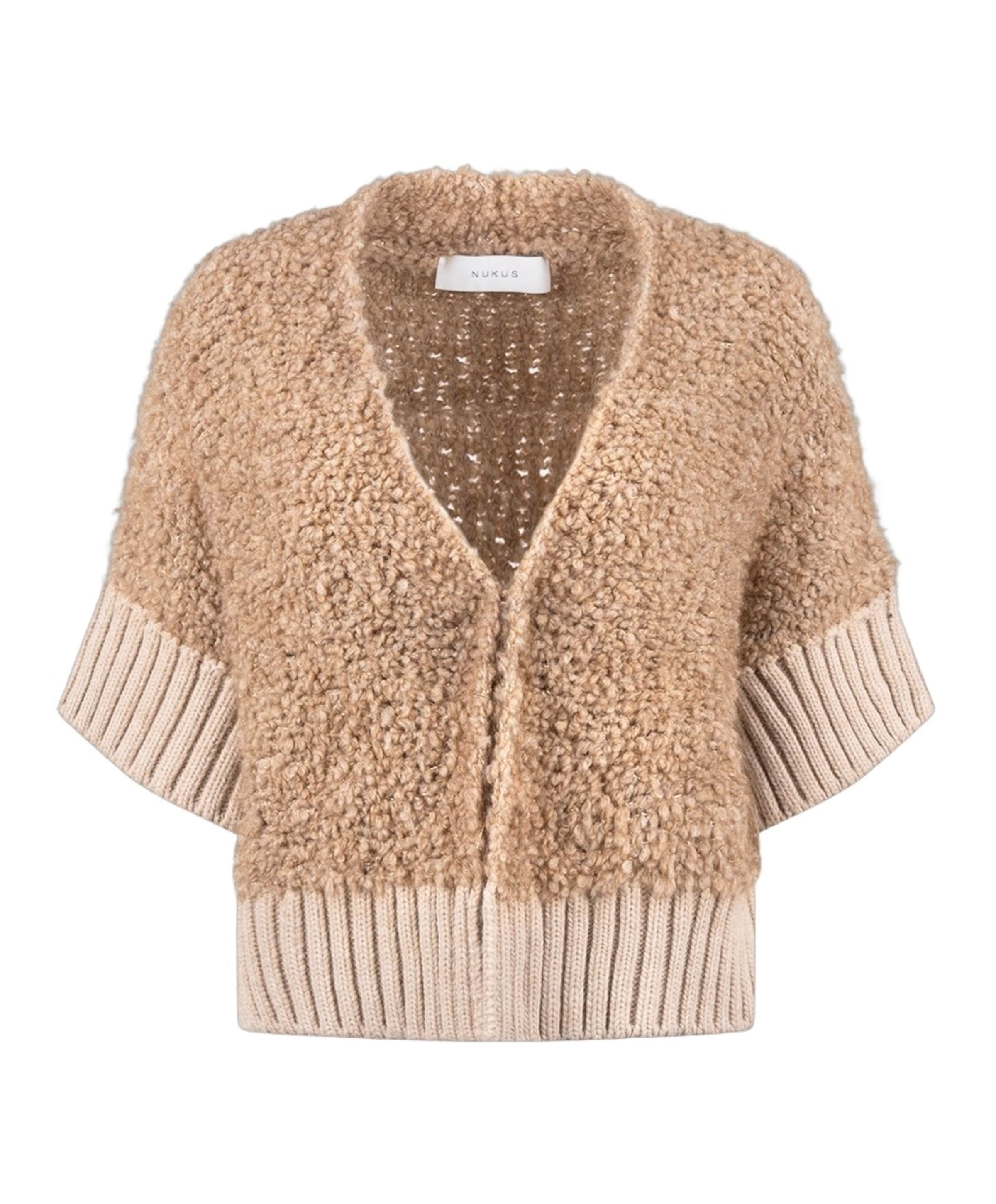 Dames vest beige