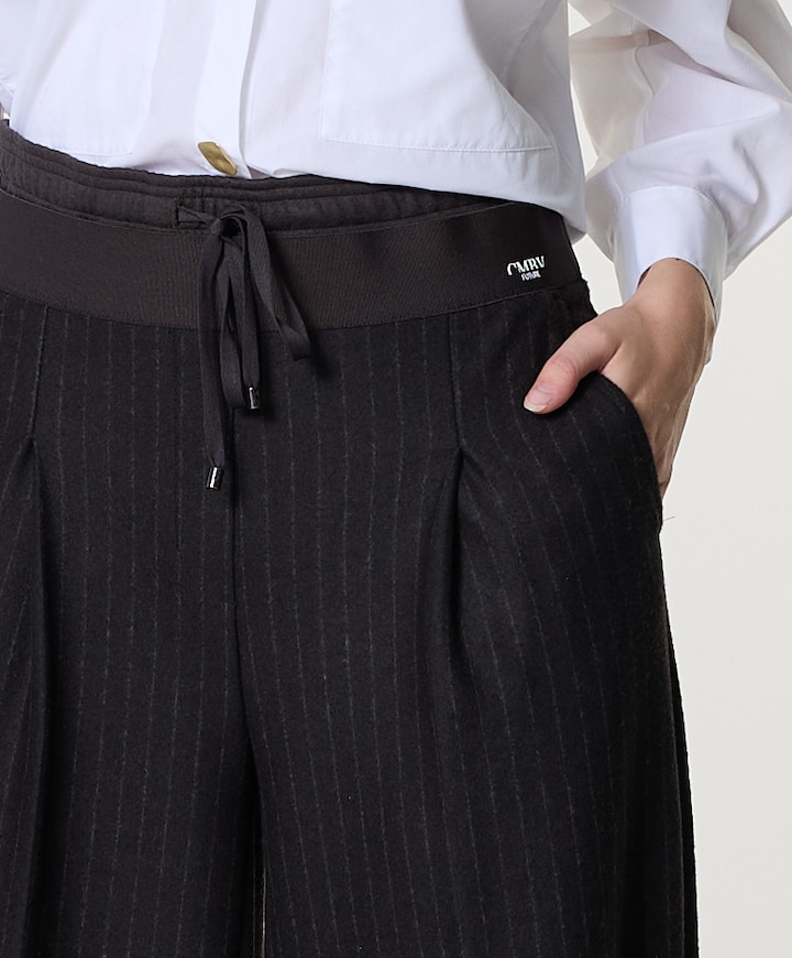 Eva double jogg dames broek bruin