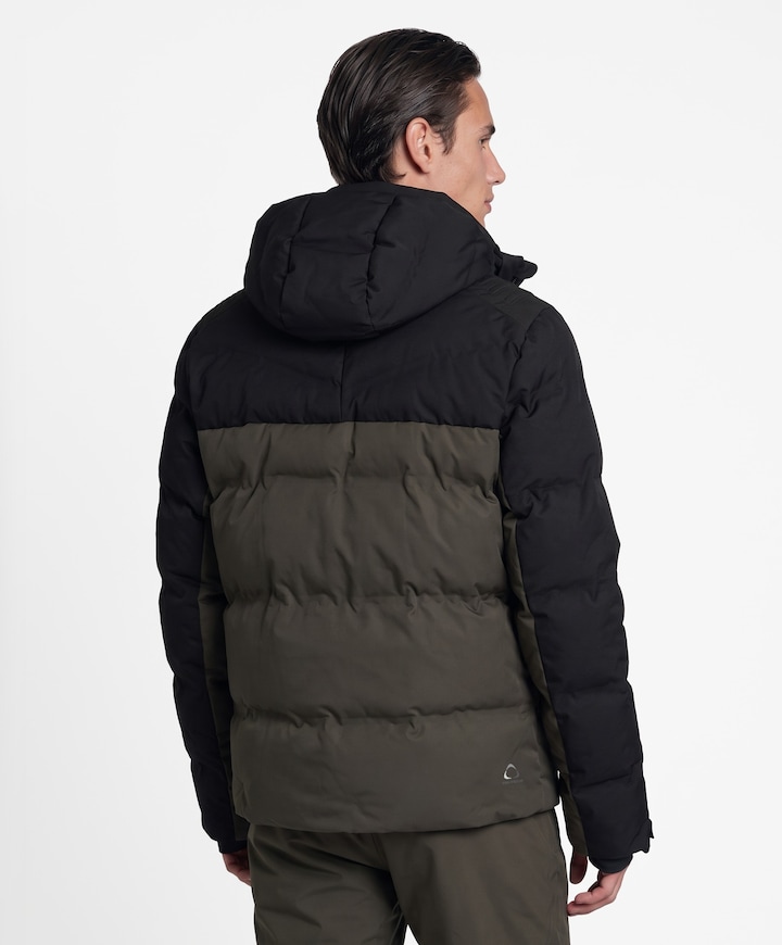 Heren ski-jas groen