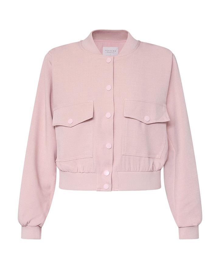 Dames jas roze