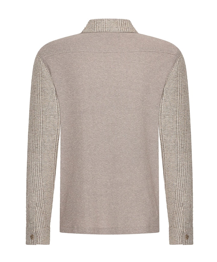 Heren overshirt beige