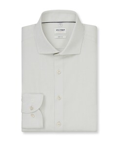 Heren overhemd lange mouw groen