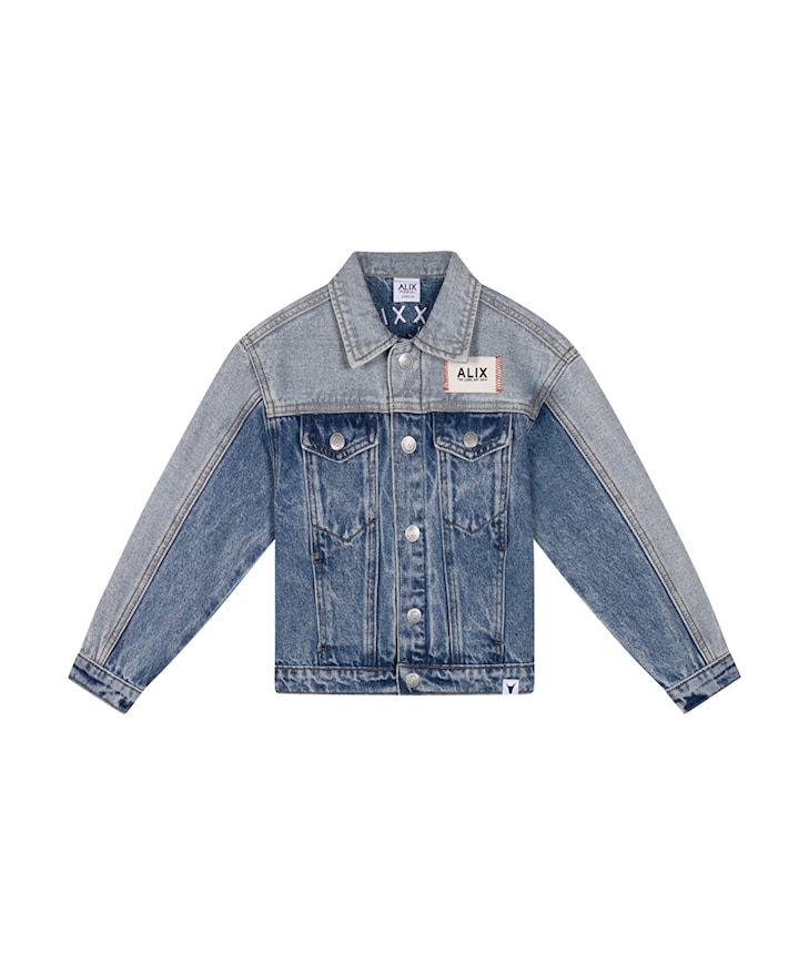 Uniseks spijkerjas blauw