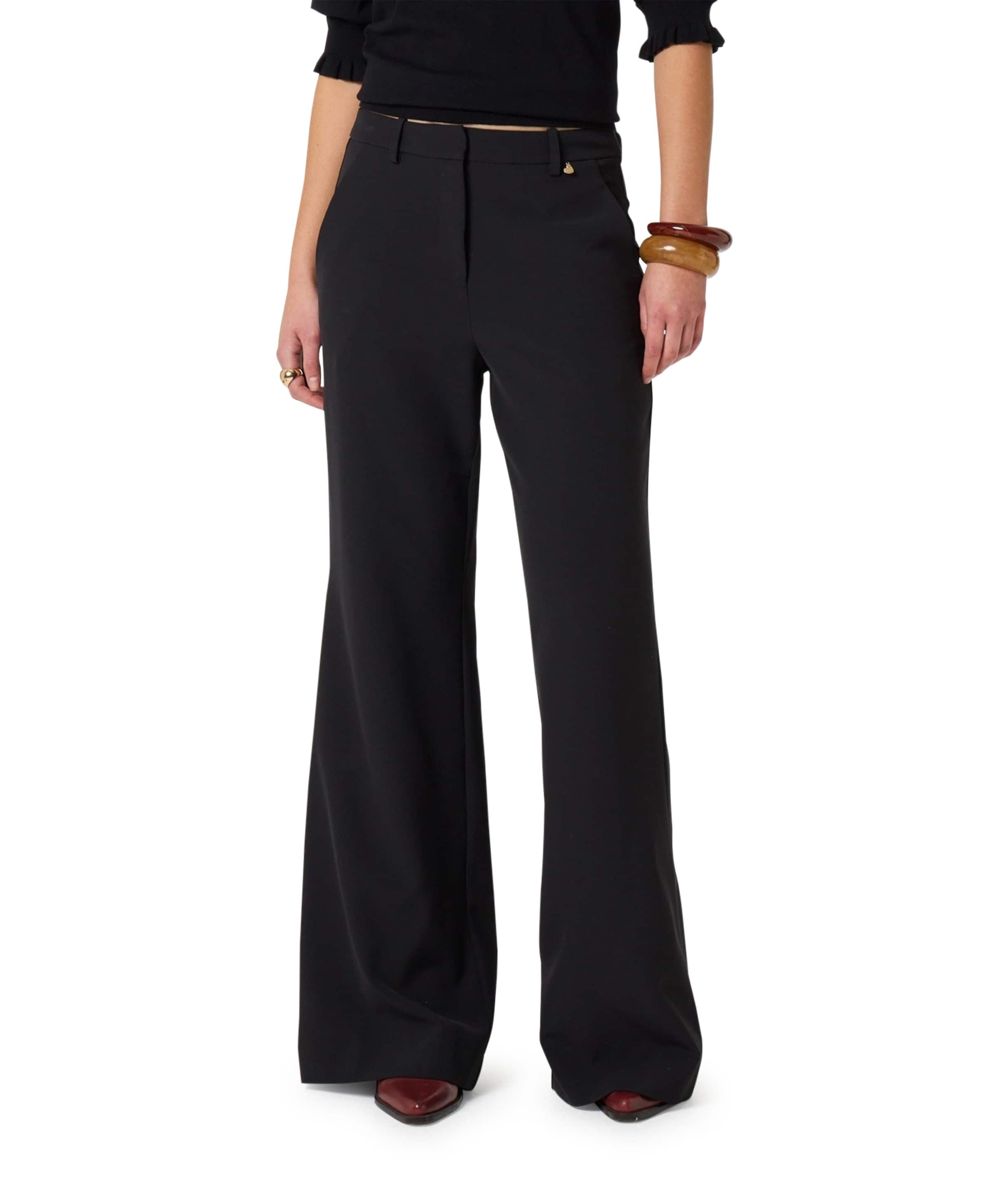 Puck Trousers dames broek zwart