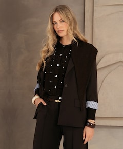 Dames blazer bruin