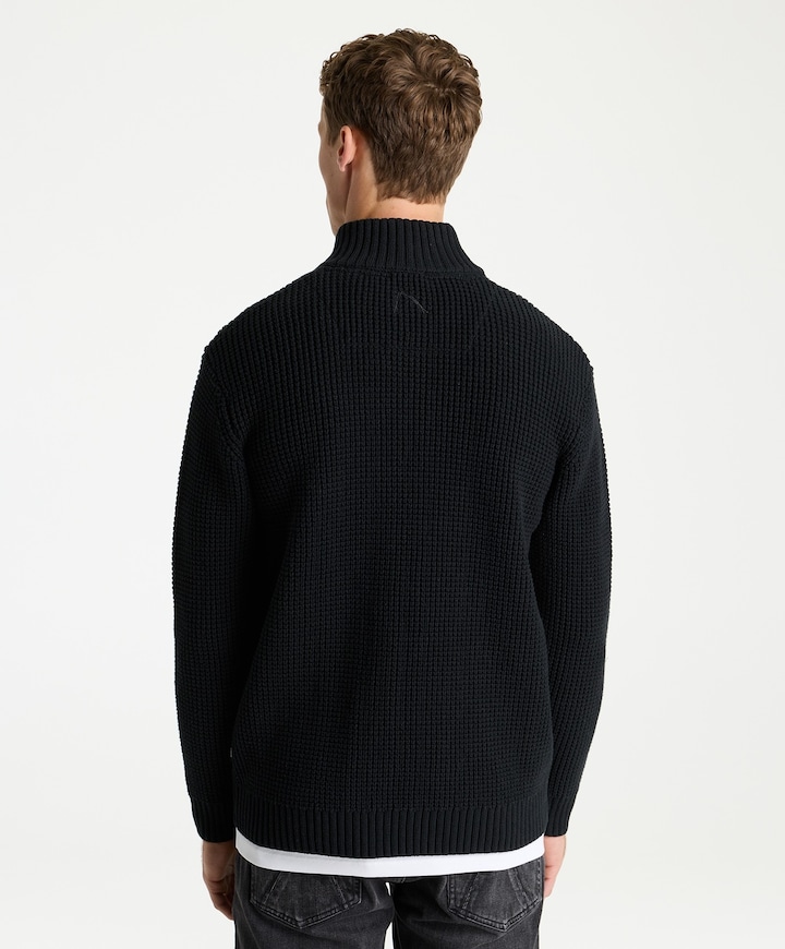 Heren vest zwart