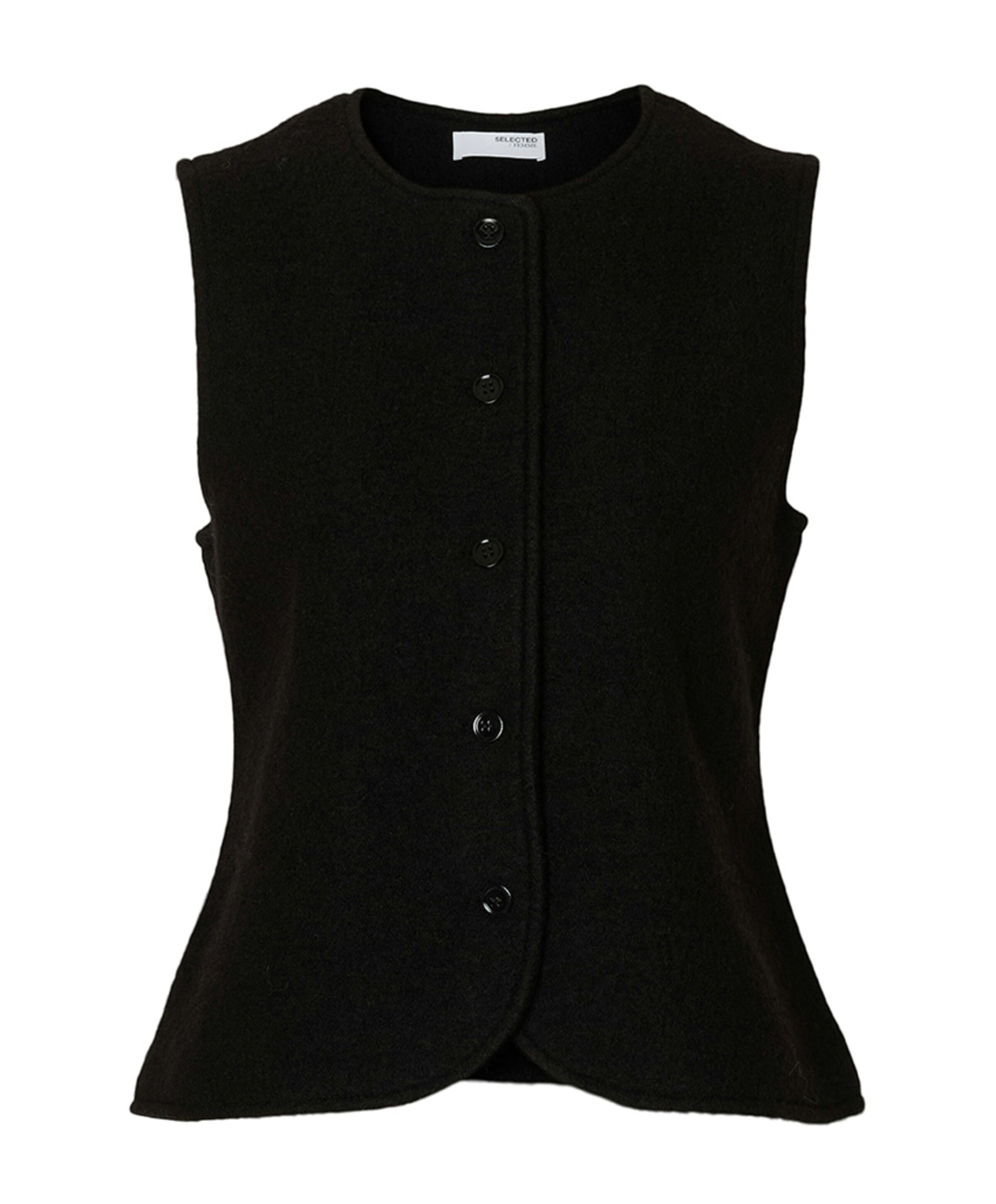 Dames gilet zwart