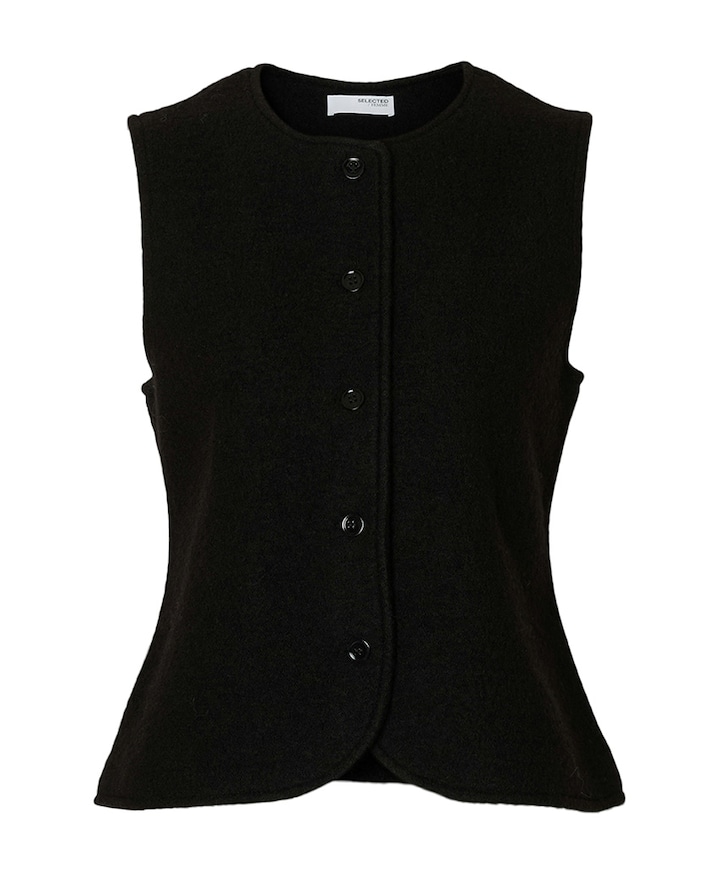 Dames gilet zwart