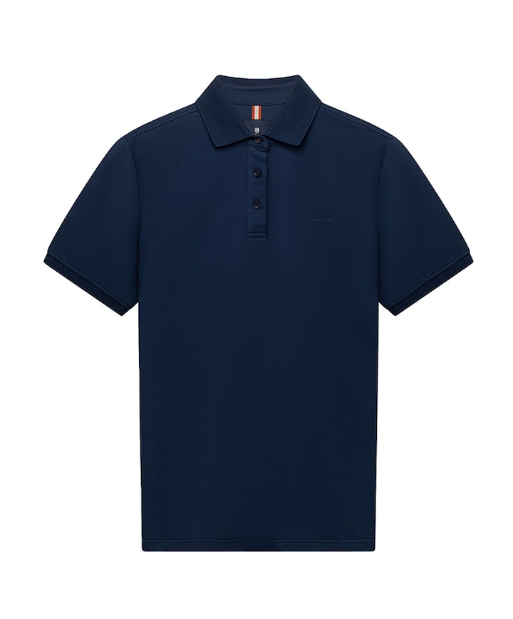 Heren polo blauw