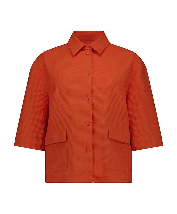 Dames jas oranje