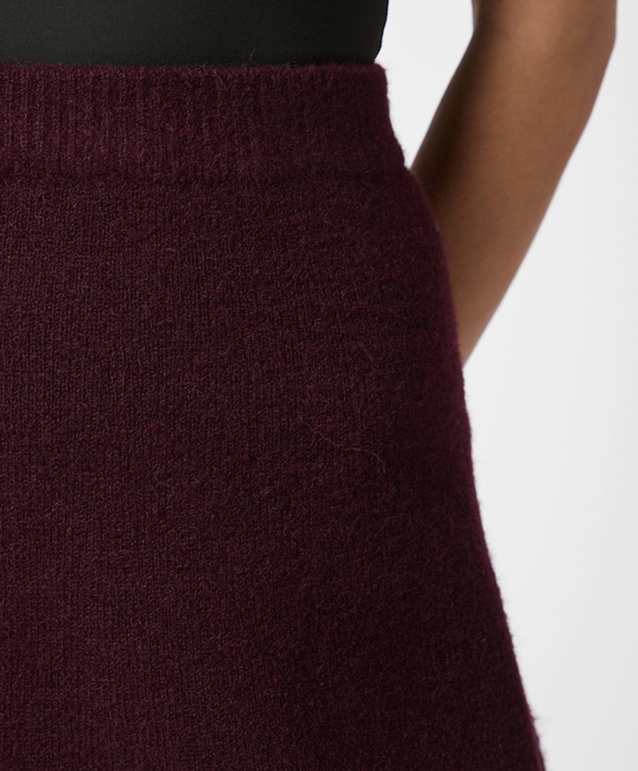 Dames rok bordeaux