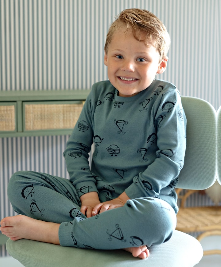 Jongens pyjamaset blauw